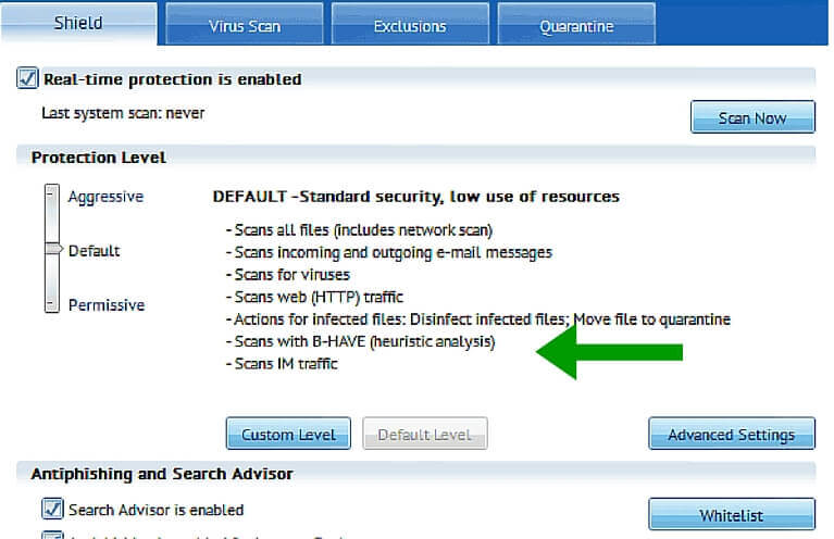 Activated-Heuristic-Detection