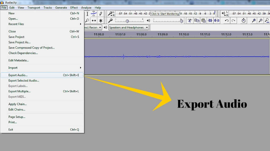 Audacity Tutorial-Export Audio